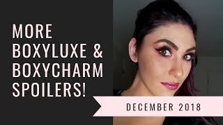 Boxycharm & Boxyluxe Spoilers- December 2018