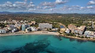 36 mph fly over Playa Moreia - S Illot, Majorca Mini 2