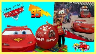 100+ Cars Toys GIANT EGG SURPRISE OPENING Disney Pixar Lightning McQueen kids video KV Show