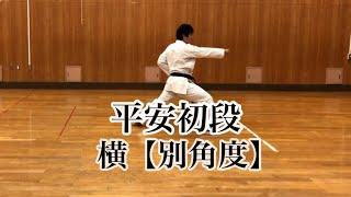 【平安初段】【形】【型】【松涛館】【shotokan karate】スロー  順番 横　別角度　級審査向け【大阪市中央区・阿倍野区・天王寺・西区　伝統空手道場  谷町支部】小林直希　kobayashi