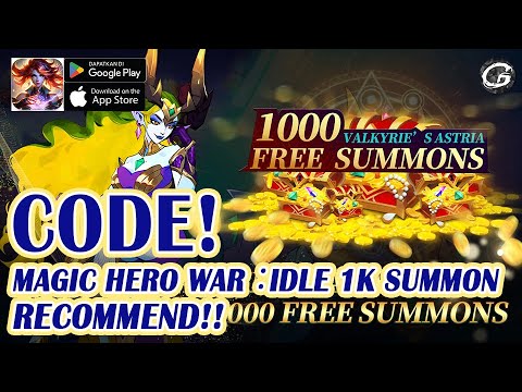 MAGIC HERO WAR : IDLE 1K SUMMON GIFTCODE & HOW TO REDEEM CODE - MOBILE GAME (ANDROID/IOS)