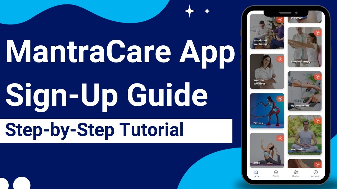 Mantracare App Sign Up Guide Step By Step Tutorial Youtube