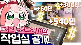 540만원짜리 액정타블렛으로 방송하는 스트리머 (와콤 신티크 프로 27)