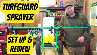 Turfguard Pro Plus Professional Pedestrian Sprayer review unboxing and assembly