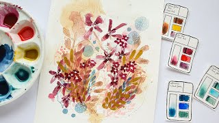 Loose Watercolor Flowers - Intuitive Botanical Painting