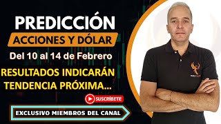 PREDICCIÓN ACCIONES. PARA DONDE VA LA BOLSA Y EL DOLAR DEL 10 AL 14 DE FEBRERO EN COLOMBIA ?