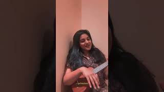 Nivetha Thomas Singing a Song while Playing an Instrument Latest Video