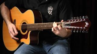 Guild F-212XLCE Standard Strumming Demo