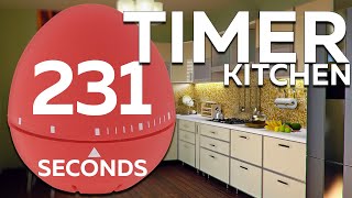 231 seconds Cooking timer | 3min 51sec Egg TIMER