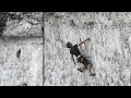 rainshadow 9a luke dawson send footage from 2 angles.