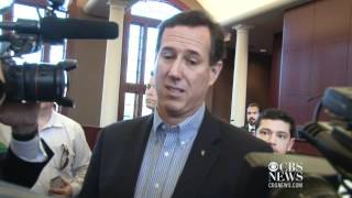 Breitbart death shocks Santorum; \