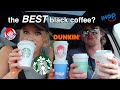 who makes the best black coffee? *taste testing*