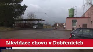 Likvidace chovu kachen v Dobřenicích. Zasáhla je ptačí chřipka.