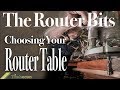 Choosing Your Router Table