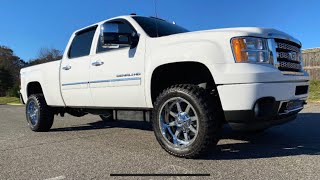 Leveled 2014 GMC Sierra 2500 Denali Duramax review!