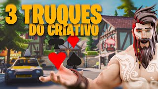 TOP 3 DICAS DE FORTNITE CRIATIVO QUE VOCÊ PRECISA SABER! 😲