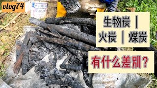 [vlog74] 生物炭，火炭和煤炭的区别 #biochar