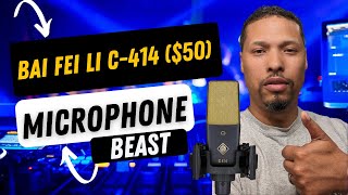 The Best Cheap Mic under $50 BaiFei Li C 414 2nd test