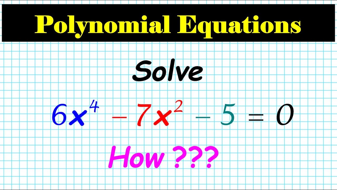 How To Solve Polynomial Equations Of Higher Degree Precalculus Vtext ...