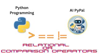 28. Relational or Comparison Operators #python #comparisonoperators #pythonoperators