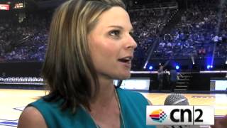 KSTV talks with ESPN's Shannon Spake at Big Blue Madness