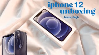» iPhone 12 64GB Black Unboxing (2021) 🍎📦 & cases try on | Alvin Pineda