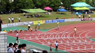 20120617_高校陸上・近畿IH_男子110mH予選1組