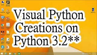 Python 3D Objects||Visual Python ||Vpython|| 2018 ||