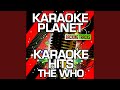 I'm a Boy (Karaoke Version With Background Vocals) (Originally Performed By The Who)