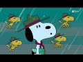 stuck in the rain ☔️ camp snoopy cartoons for kids