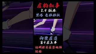 【崩坏星穹铁道】黑塔 克拉拉 双核队|满星 第4层| 虚构叙事2.4 向壁虚造|虚构叙事攻略 |实战演示 #崩壞星穹鐵道 #云璃 #三月七 #翡翠 #克拉拉 #虚构叙事