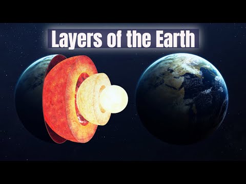 What are the 5 compositional layers of the earth?
