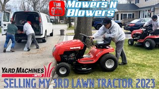 SELLING MY 3RD LAWN TRACTOR 2023 YARDMACHINES MTD 13.5HP FORMULA TECUMSEH VECTOR 42” FOR BIG BUCKS!