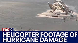 Hurricane Ian: Helicopter footage shows extent of damage in Fort Myers area