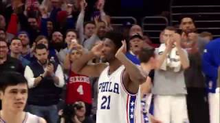 Joel Embiid Block Seals Victory for 76ers | 01.18.17