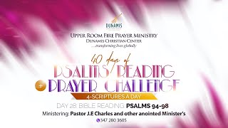 Day 28: 40days of Psalms Reading + Prayer Challenge with Pastor J.E Charles | Isaiah 58:3-7