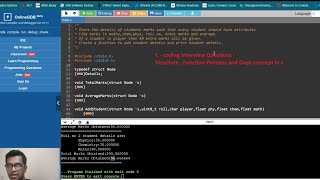 C Coding || Interview Questions || Oop in C || Function Pointers || Structure Pointer || Part -2