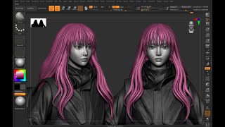 Hướng dẫn làm tóc bằng lệnh Sweep Mesh Maya và Zbrush