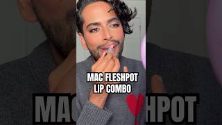 MAC FLESHPOT LIP COMBO-TWO TONED LIPS 👍🏽 @maccosmetics  #makeup #maclipstick #lipcombo #lipstick