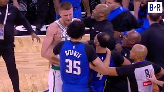 Kristaps Porzingis \u0026 Magic Get Chippy, Goga Bitadze Gets Ejected