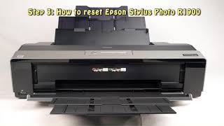 Reset Epson Stylus Photo R1900 Waste Ink Pad Counter