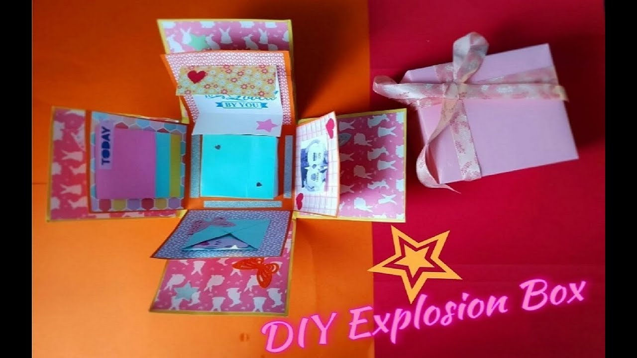 Diy Explosion Box Youtube