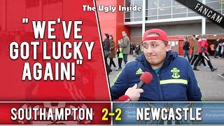 "We've got lucky again!" | Southampton 2-2 Newcastle United | The Ugly Inside