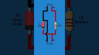 12V to 5V using Zener diode