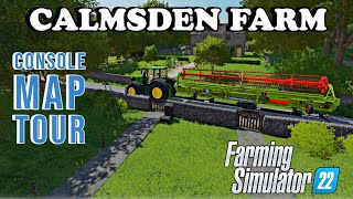 'Best Britsh Map in Farm Sim' Calmsden Farm | FS22 MAP TOUR! | (Review) PS4