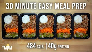 This Low Calorie High Volume Meal Prep can be Great for Weight Loss | Asian Ground Turkey Bowls