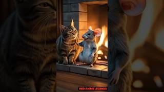 Will SMART MOUSE Outsmart LAZY CAT? #shorts #animals