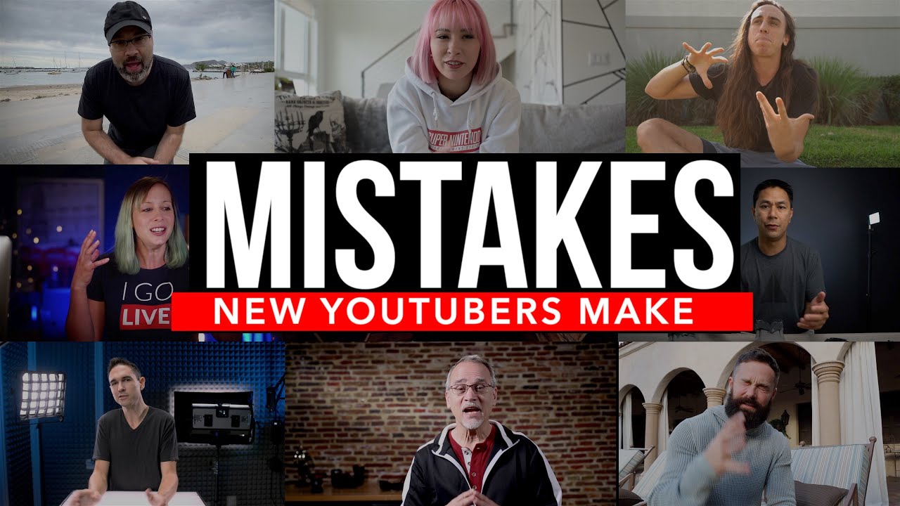 START YOUTUBE NOW & Avoid These Mistakes New YouTubers Make - YouTube