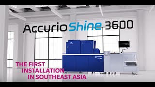 AccurioShine 3600 Unboxing \u0026 Installation