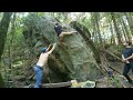 zweites standbein sandstein bouldern rundum ferschweiler südeifel